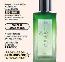Nova Venta Fragancia drastic x 100ml código: 93663 oferta