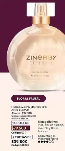 Nova Venta Flor - zinergy ethereal eau de parfum oferta
