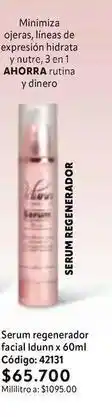 Nova Venta Serum regenerador facial idunn x 60ml oferta