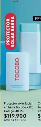 Nova Venta Solar - protector solar facial en barra oferta