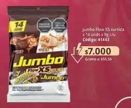 Nova Venta Jumbo - flow xs surtida oferta