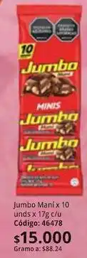 Nova Venta Jumbo - mani x 10 oferta