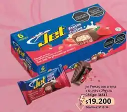 Nova Venta Jet - fresas con crema oferta
