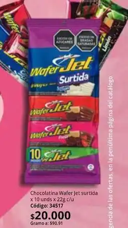 Nova Venta Wafer - chocolatina jet surtida oferta