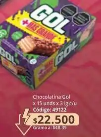 Nova Venta Gol - chocolatina oferta