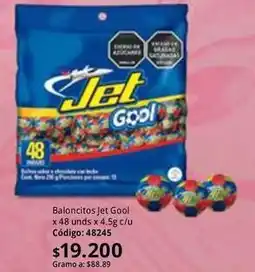 Nova Venta Jet - baloncitos gool x 48 unds x 4.5g c/u código: 48245 oferta