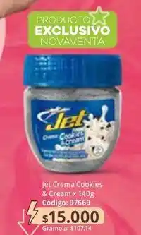 Nova Venta Jet - crema cookies & cream 97660 oferta