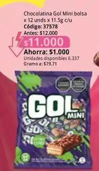 Nova Venta Gol - chocolatina mini bolsa oferta