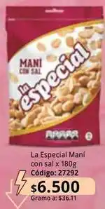 Nova Venta La especial - maní con sal oferta
