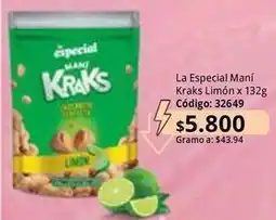 Nova Venta Especial - maní kraks limón oferta