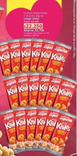 Nova Venta La especial - maxi kraks oferta