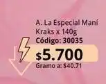 Nova Venta La especial - kraks x 140g código: 30035 oferta
