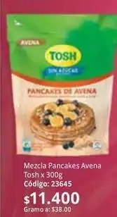 Nova Venta Tosh - mezcla pancakes avena x 300g oferta