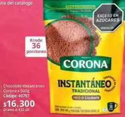 Nova Venta Corona - instántaneo tradicional oferta