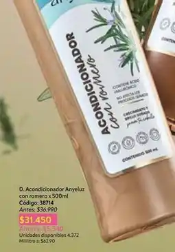 Nova Venta Romero - acondicionador amyeluz con romero oferta