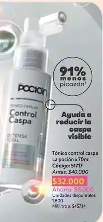 Nova Venta Control - tónico control caspa oferta