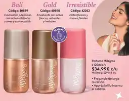 Nova Venta Bali - perfume milagros oferta