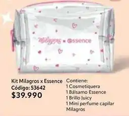 Nova Venta Essence - kit milagros x código: 53642 oferta
