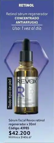 Nova Venta Piel - retinol sérum regenerador concentrado antiarrugas oferta