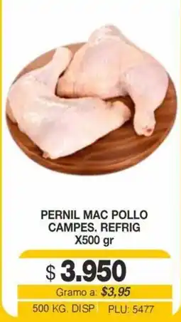Mercar Campes Refrig Pernil Mac Pollo oferta
