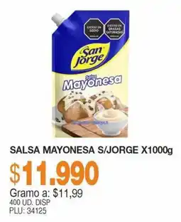 Mercar San Jorge Salsa Mayonesa oferta