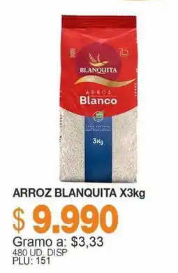 Mercar Arroz blanquita oferta