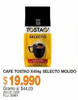 Mercar Cafe tostao selecto molido oferta
