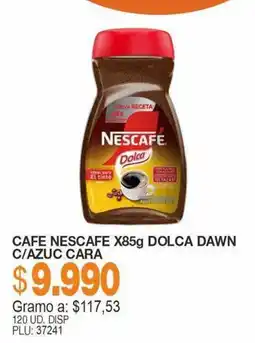 Mercar Nescafe cafe x85g dolca dawn c/azuc cara oferta