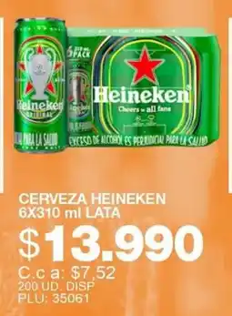 Mercar Cerveza Heineken oferta