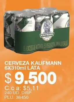 Mercar Cerveza Kaufmann oferta