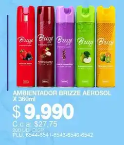 Mercar Brizze ambientador aerosol oferta
