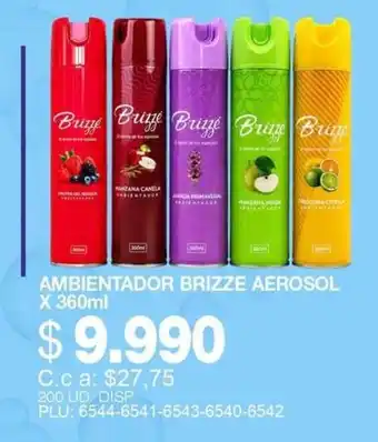 Mercar Brizze ambientador aerosol oferta