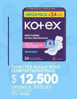 Mercar Kotex nocturna extra protección oferta