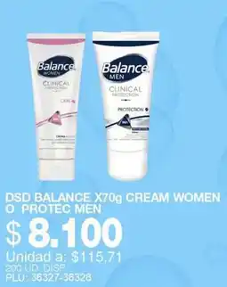 Mercar Balance cream women o protec men oferta