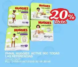 Mercar Huggies active sec soft comfort oferta