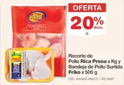 Makro Rica Presa Recortes de Pollo Marínados Bandeja de Pollo Surtida Friko oferta