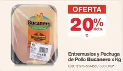 Makro Entremuslos y Pechuga de Pollo Bucanero oferta