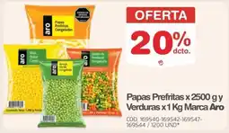 Makro Aro Papas Prefritas y Verduras oferta
