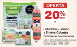 Makro Salchichón, Jamón y Snacks Colanta oferta
