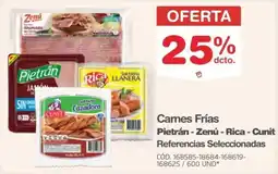 Makro Carnes Frías Piertrán - Zenú - Rica - Cunit oferta