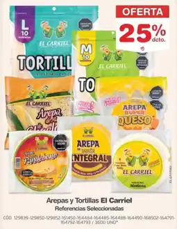 Makro El Carriel arepas y tortillas oferta