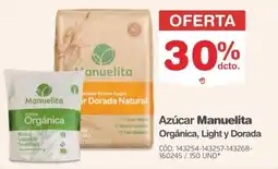 Makro Manuelita azúcar orgánica, light y dorada oferta