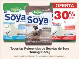 Makro Toning bebidas de soya oferta