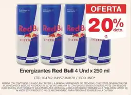 Makro Red Bull energizantes oferta