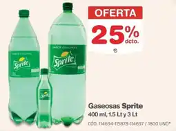 Makro Gaseosas Sprite oferta