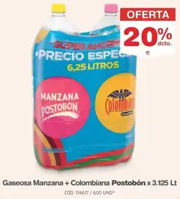 Makro Postobón Manzana + Colombiana oferta