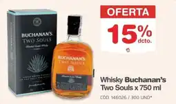 Makro Whisky Buchanan's Two Souls oferta