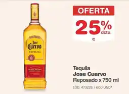 Makro Jose Cuervo tequila reposado oferta