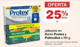 Makro Protex y Palmolive jabones en barra oferta