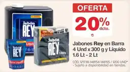 Makro Rey jabones oferta